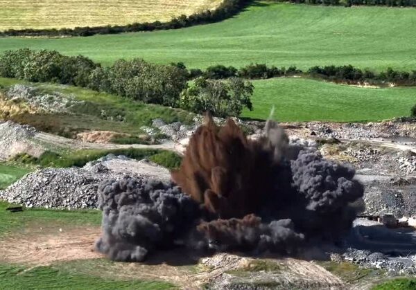 Controlled explosion seen at location of Second World War-era bomb in Co Down