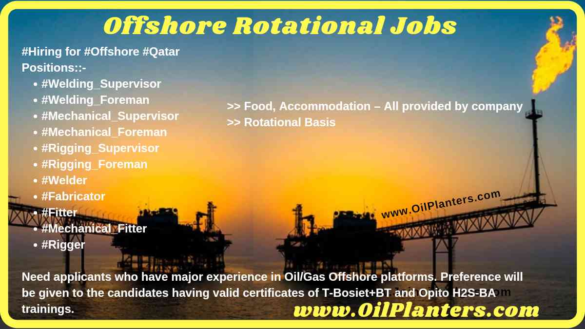 Offshore Rotational Jobs