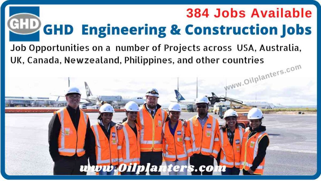 GHD Engineering and Construction Jobs