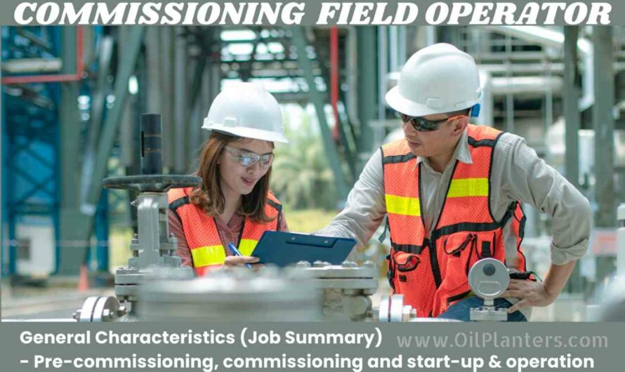 Commissioning  Field Operator Job